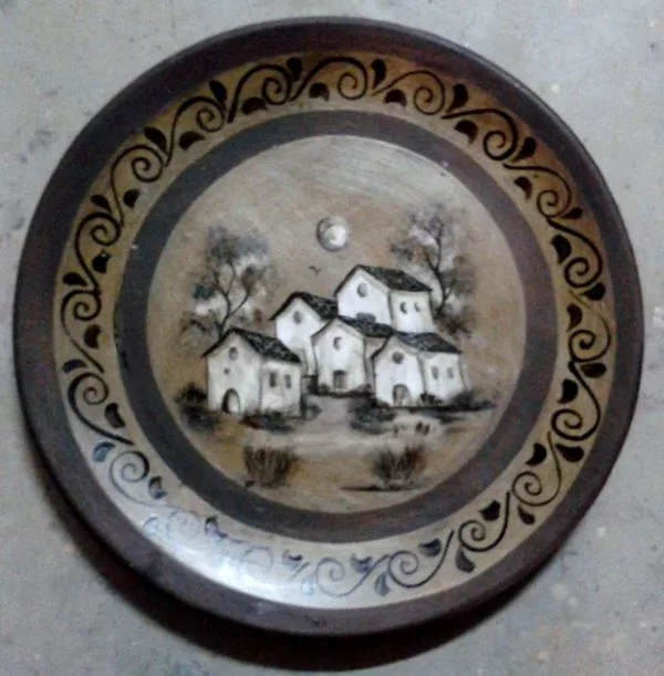 Plato de Cerámica Paisaje